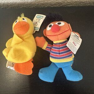 Vintage Mini‎ Beans Kellogg’s Sesame Street Ernie And Rubber Ducky Prize 1999